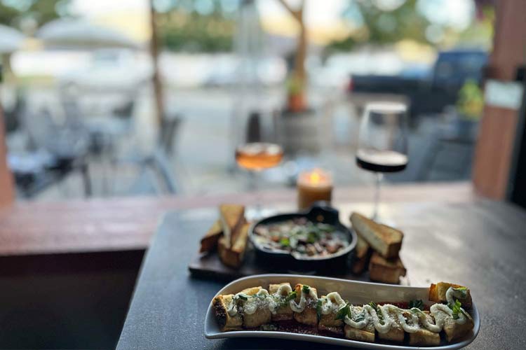 A Couple of Delicious appetizers From Cibo And Vines in Peachland