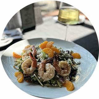 Cibo Salad with Prawns